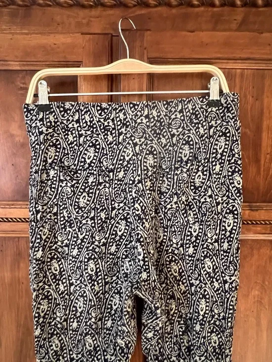 Nom Black & Tan print Joggers | Front & Back Pockets | Size M | Like New - Picture 3 of 10